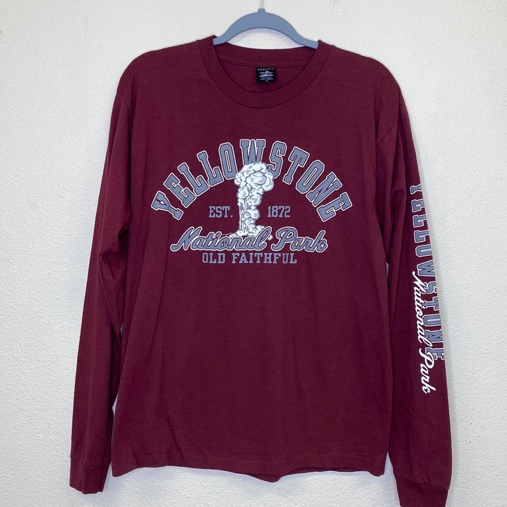 Yellowstone Long Sleeve Tee Shirt Men's Medium